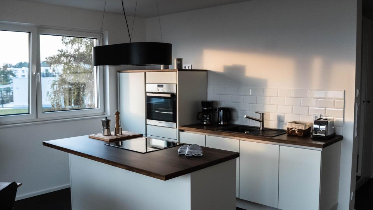 Ferienwohnung Seeblick Lausitzer Seenland Grossraeschen Exteriör bild