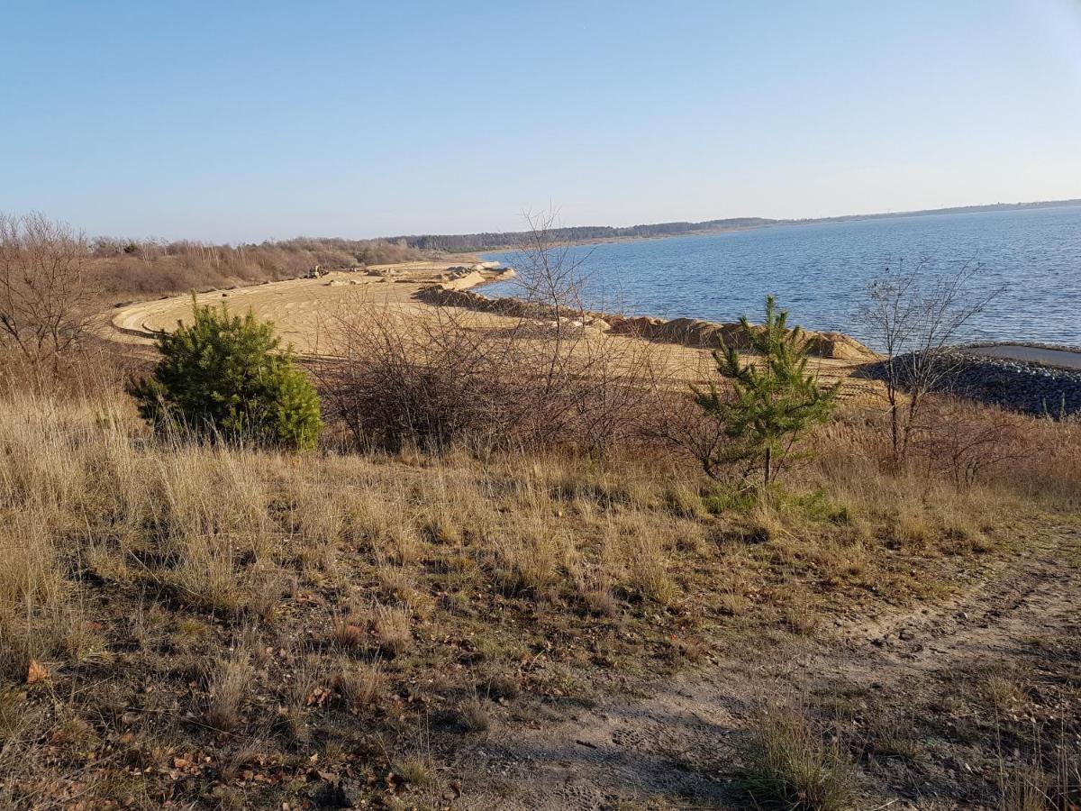 Ferienwohnung Seeblick Lausitzer Seenland Grossraeschen Exteriör bild