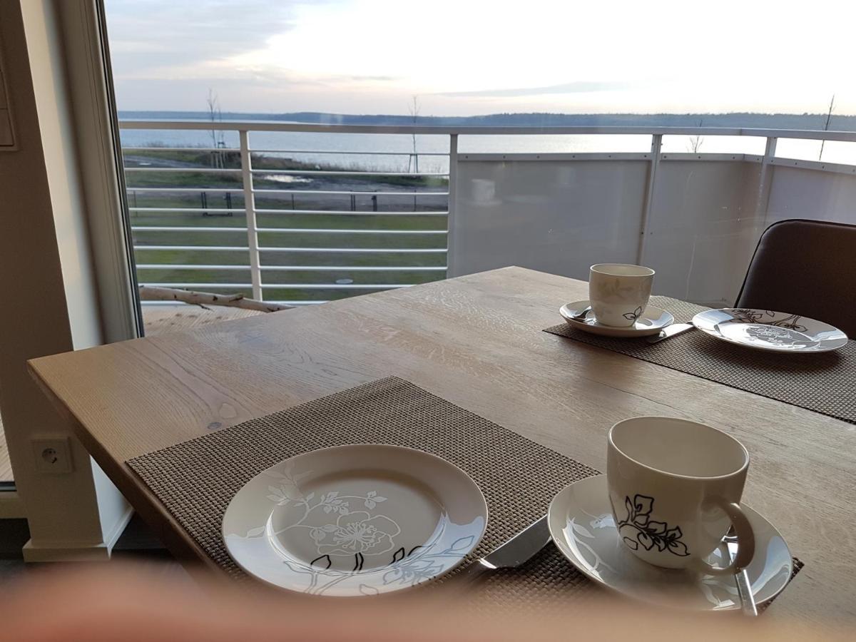 Ferienwohnung Seeblick Lausitzer Seenland Grossraeschen Exteriör bild