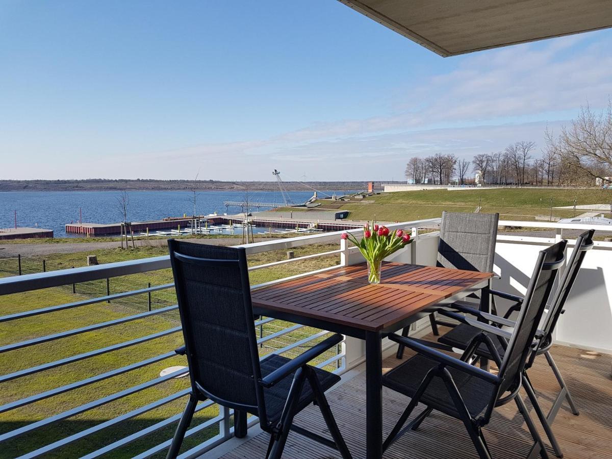 Ferienwohnung Seeblick Lausitzer Seenland Grossraeschen Exteriör bild
