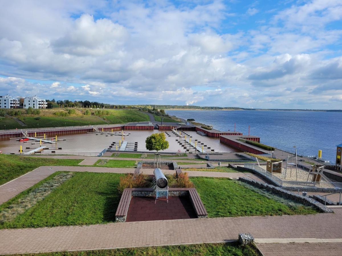 Ferienwohnung Seeblick Lausitzer Seenland Grossraeschen Exteriör bild